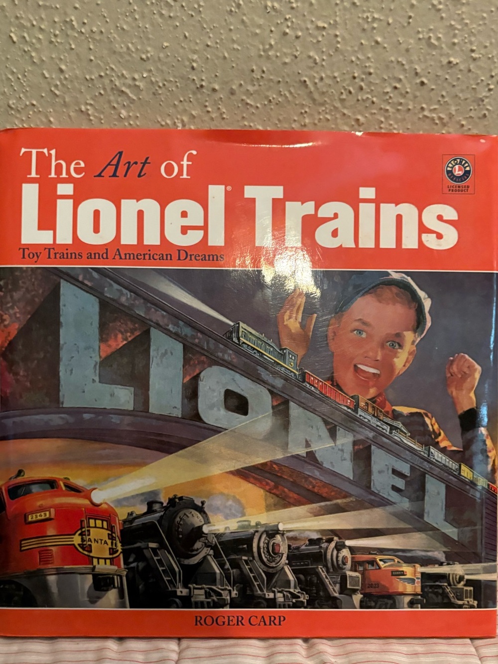 The Art of Trains Hardcover Book - Red Cover